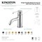Kingston Brass SingleHandle Bathroom Faucet with Push PopUp, Polished Nickel LS822CTLPN - alternate 2
